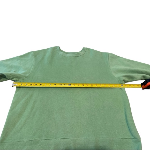 Vintage 90s Field Gear FG Crewneck Sweatshirt Super Soft Light Green Size L - Picture 6 of 7